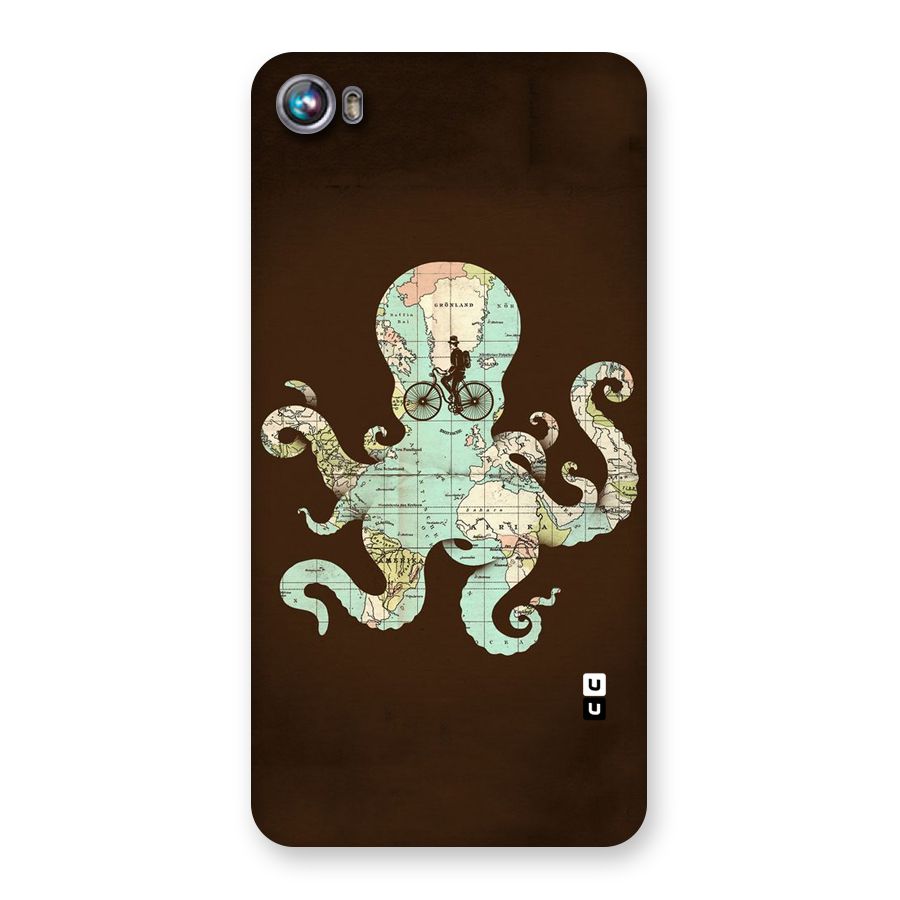 Travel Octopus Back Case for Micromax Canvas Fire 4 A107