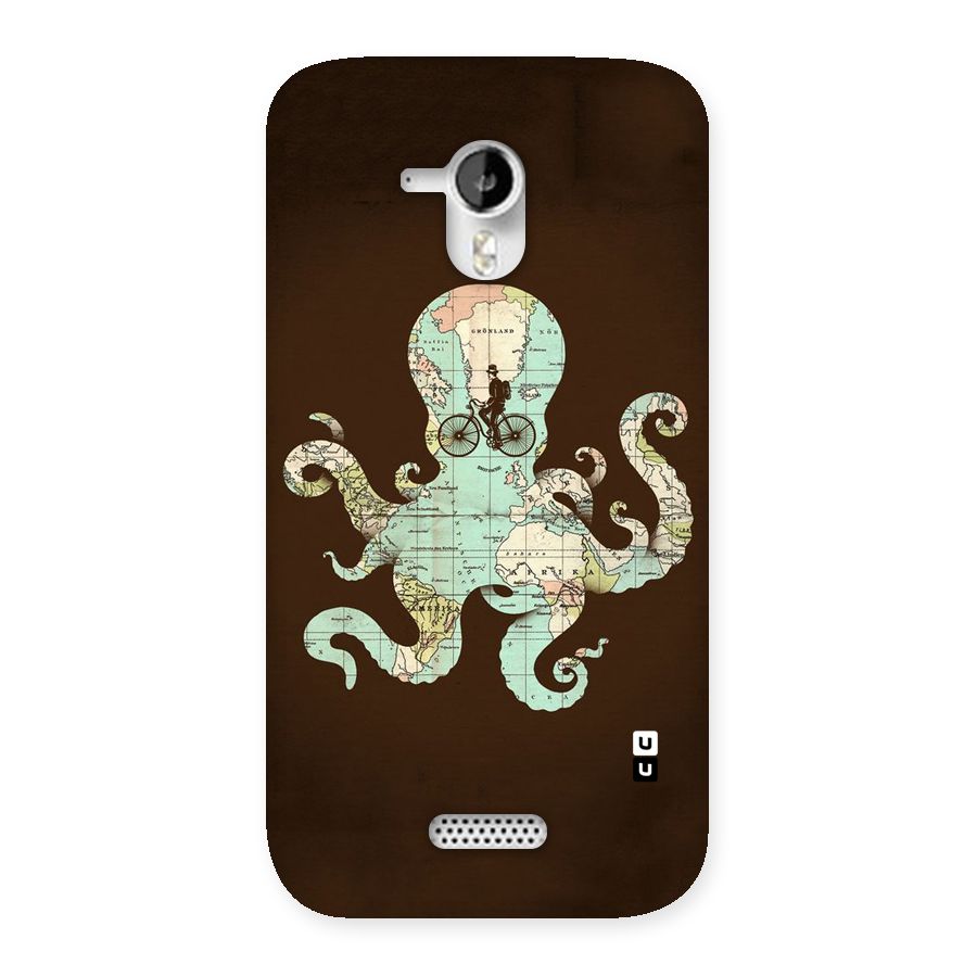 Travel Octopus Back Case for Micromax Canvas HD A116