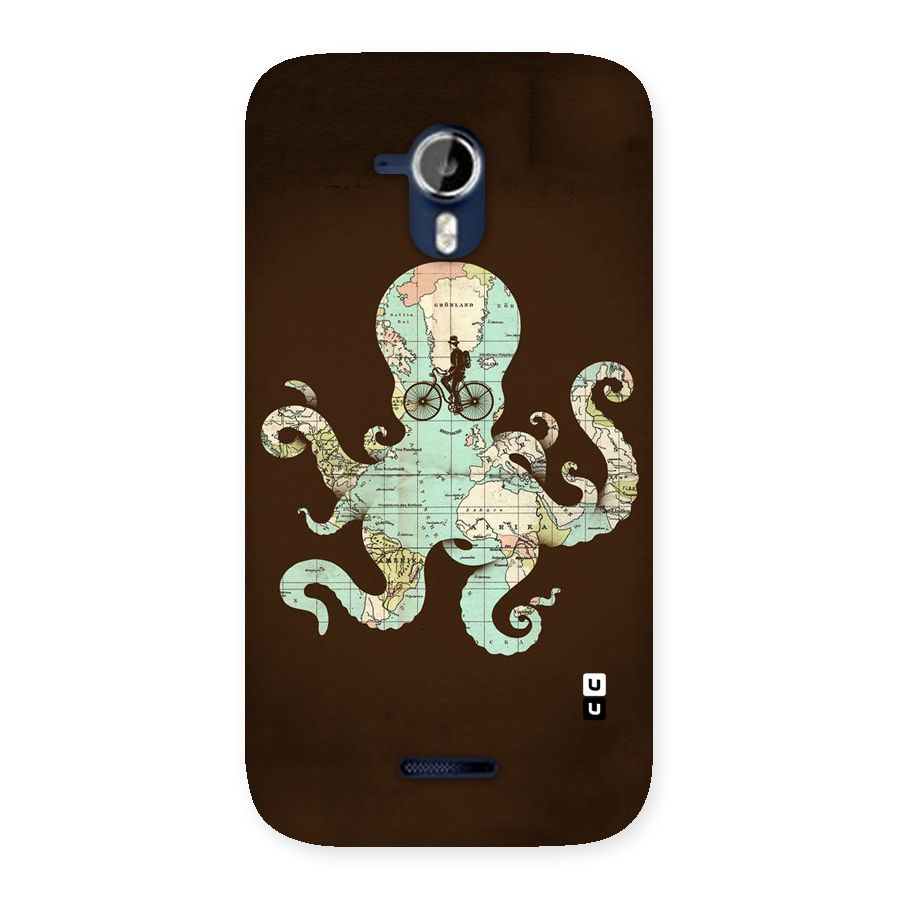 Travel Octopus Back Case for Micromax Canvas Magnus A117