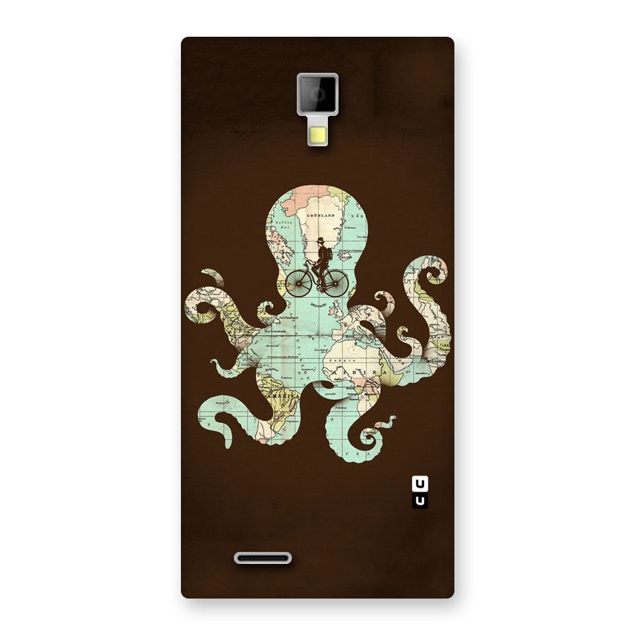 Travel Octopus Back Case for Micromax Canvas Xpress A99