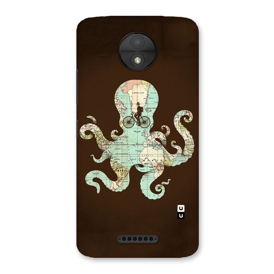 Travel Octopus Back Case for Moto C