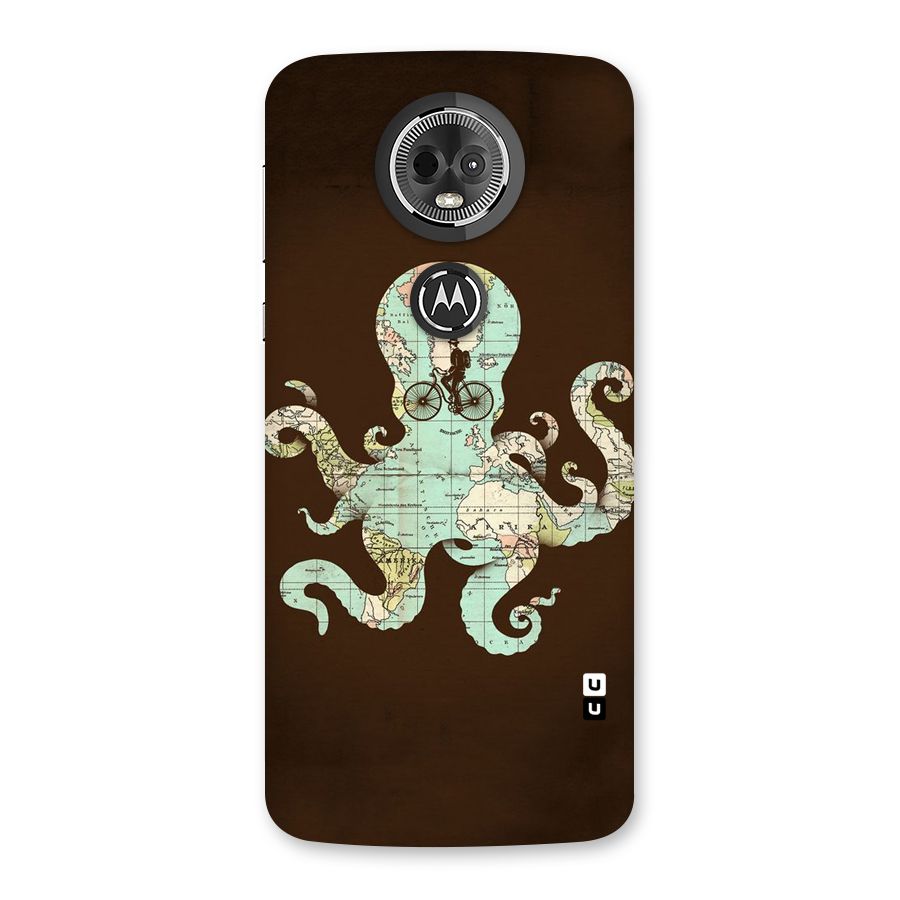 Travel Octopus Back Case for Moto E5 Plus