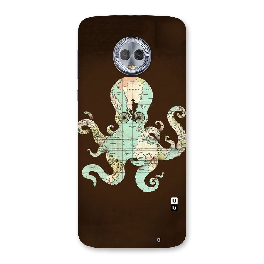 Travel Octopus Back Case for Moto G6 Plus