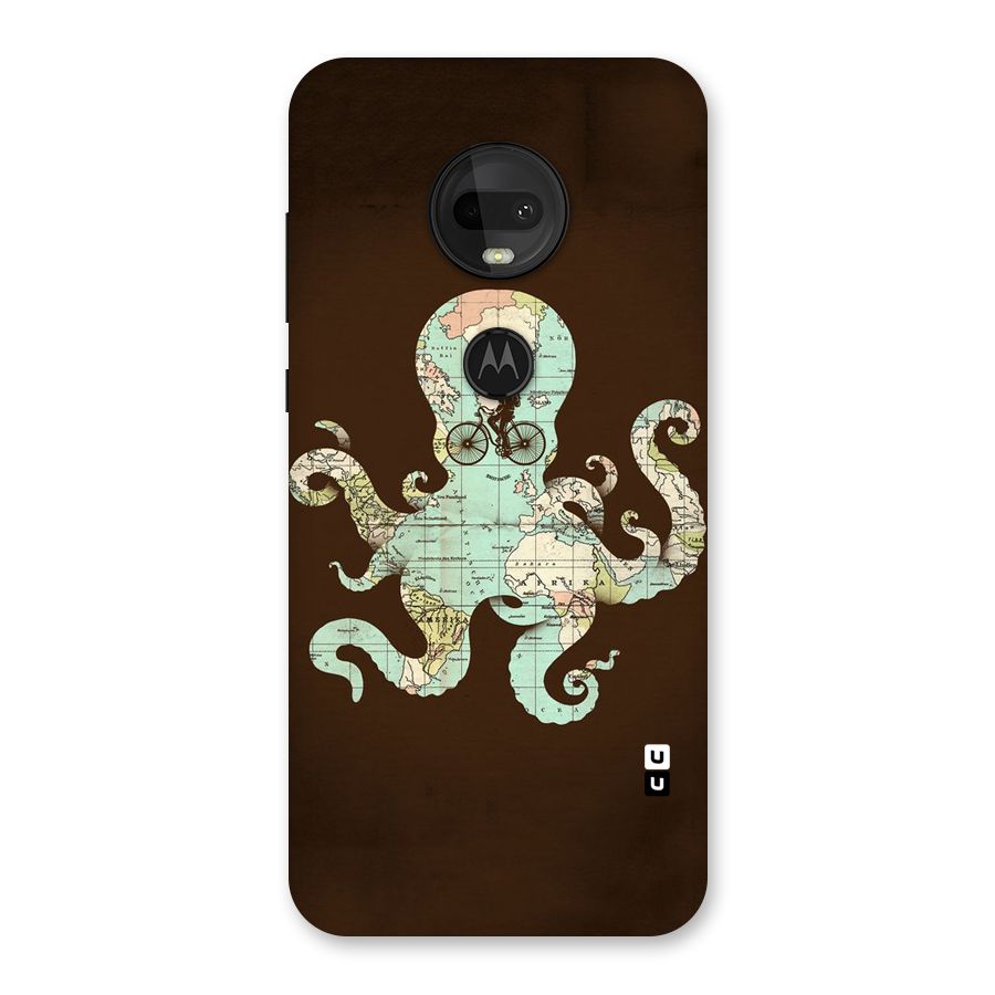 Travel Octopus Back Case for Moto G7