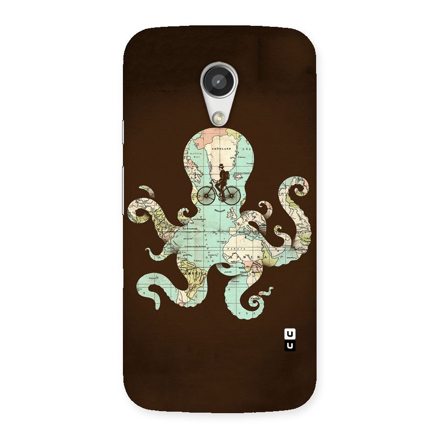 Travel Octopus Back Case for Moto G 2nd Gen