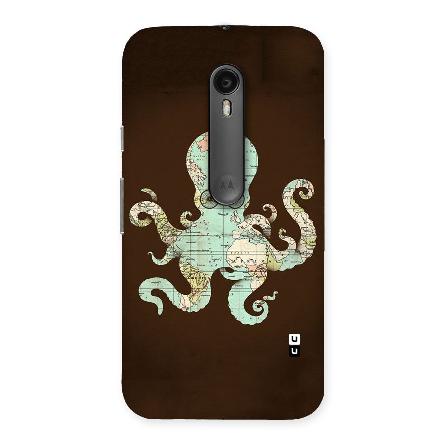 Travel Octopus Back Case for Moto G Turbo