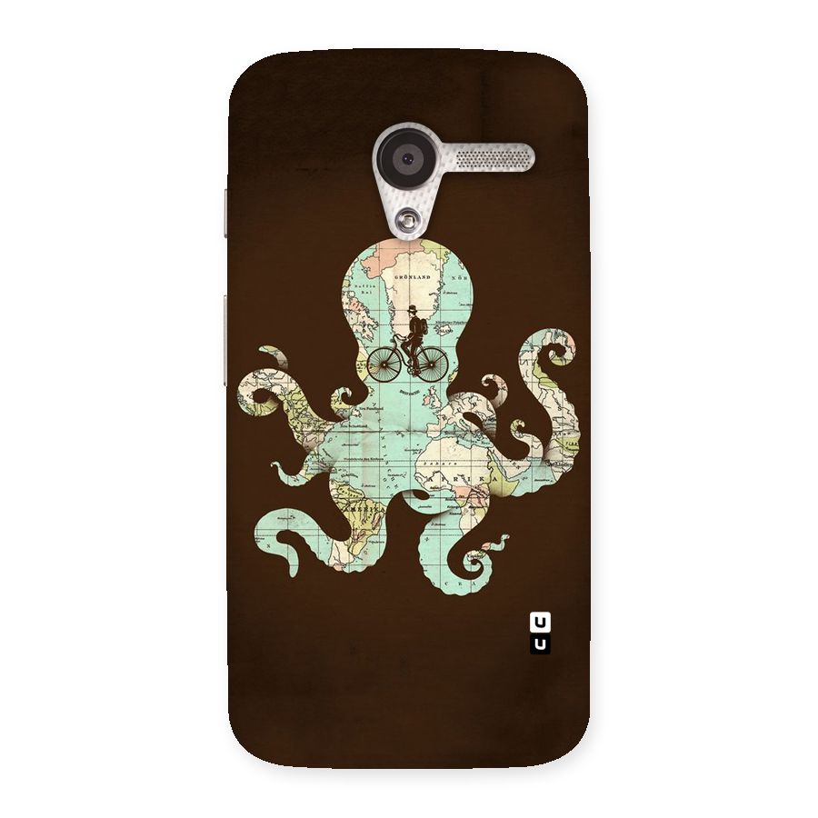 Travel Octopus Back Case for Moto X
