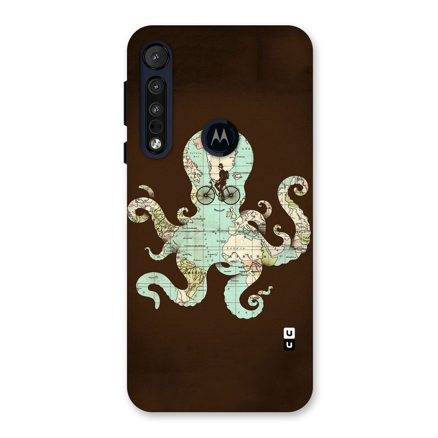 Travel Octopus Back Case for Motorola One Macro