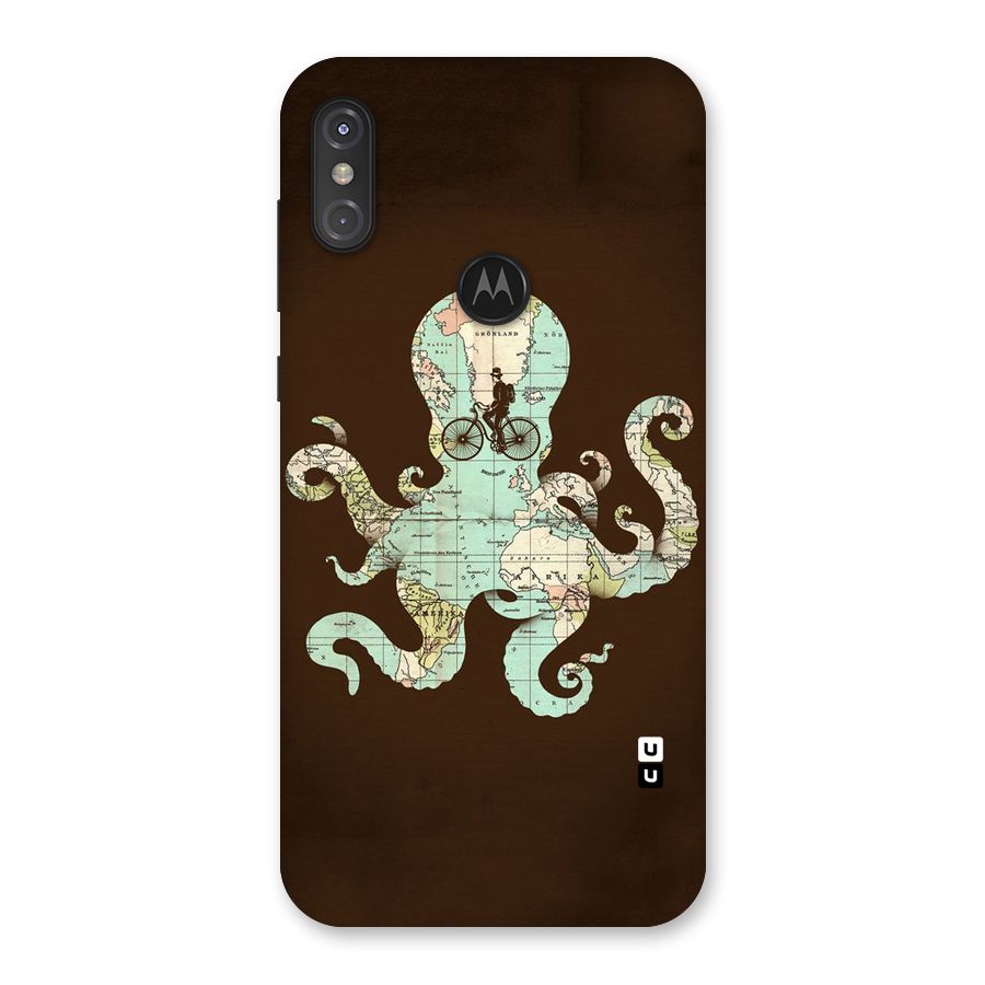 Travel Octopus Back Case for Motorola One Power