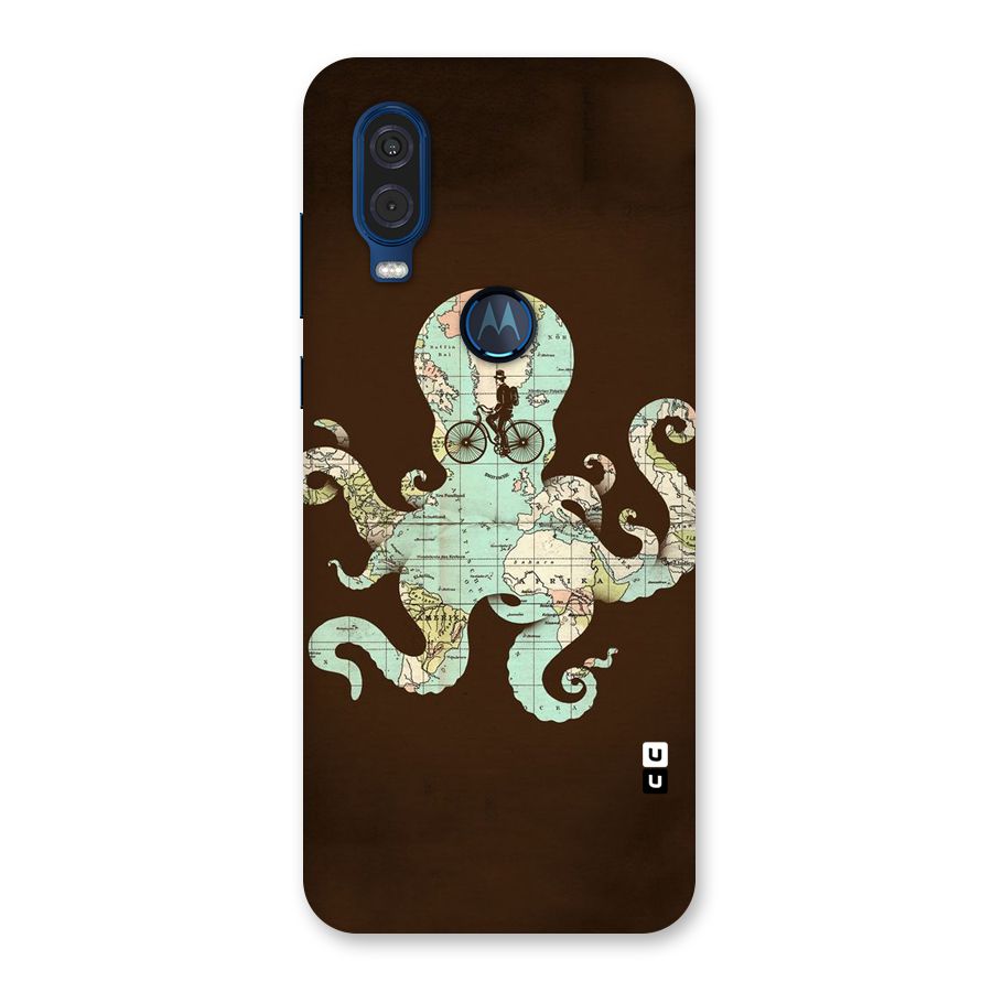 Travel Octopus Back Case for Motorola One Vision