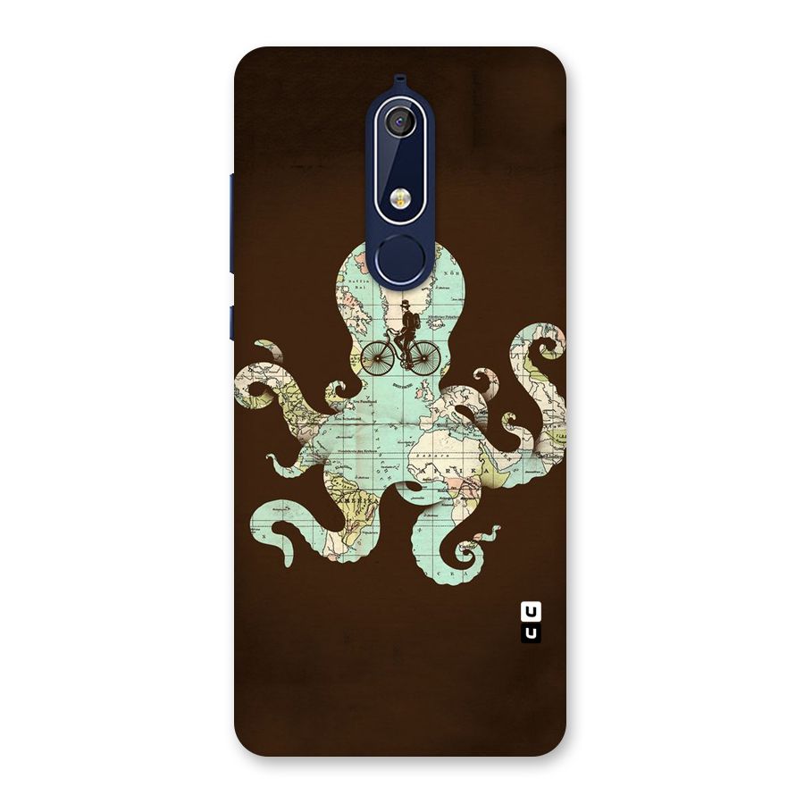 Travel Octopus Back Case for Nokia 5.1