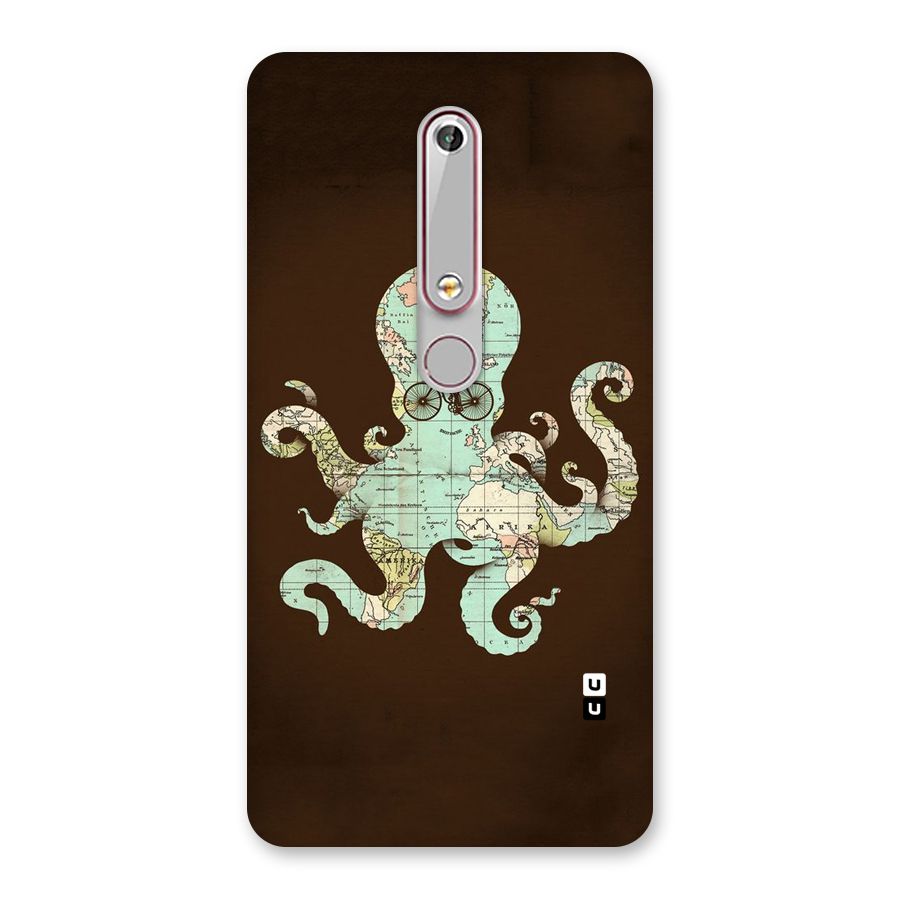 Travel Octopus Back Case for Nokia 6.1