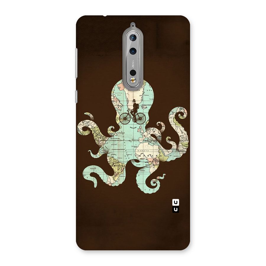 Travel Octopus Back Case for Nokia 8