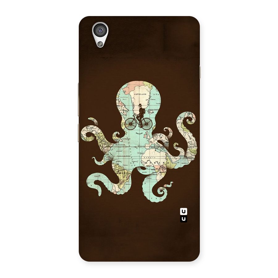 Travel Octopus Back Case for OnePlus X