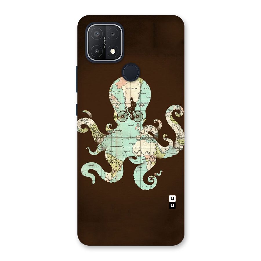 Travel Octopus Back Case for Oppo A15s