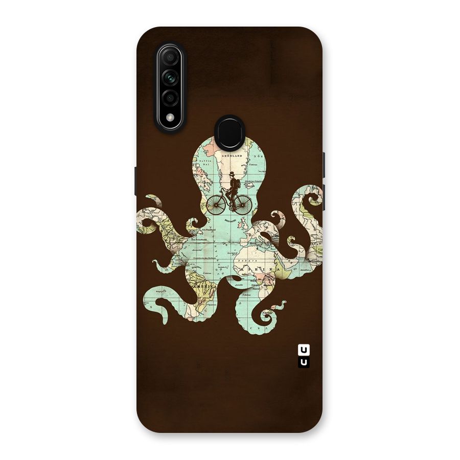 Travel Octopus Back Case for Oppo A31
