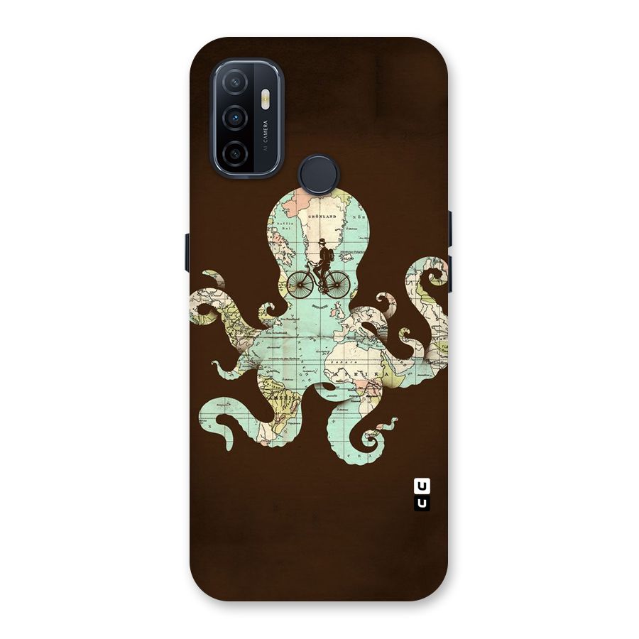 Travel Octopus Back Case for Oppo A32