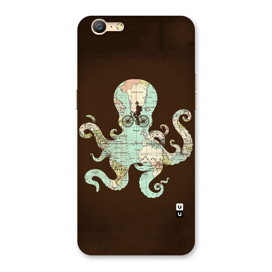 Travel Octopus Back Case for Oppo A39