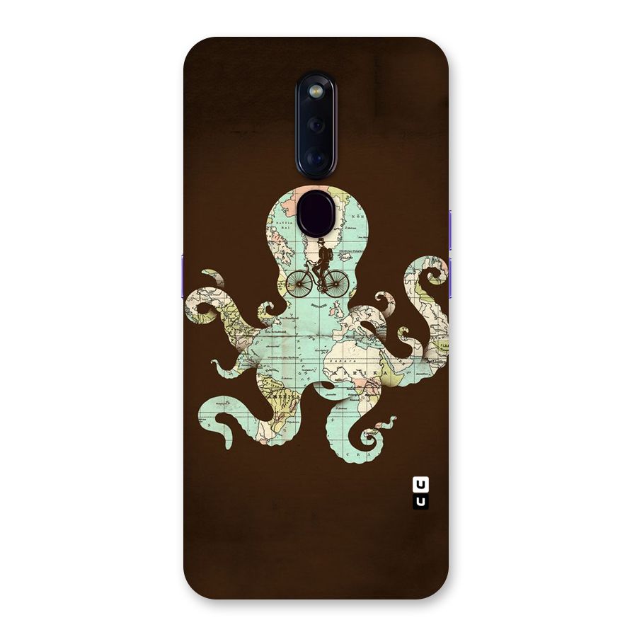 Travel Octopus Back Case for Oppo F11 Pro