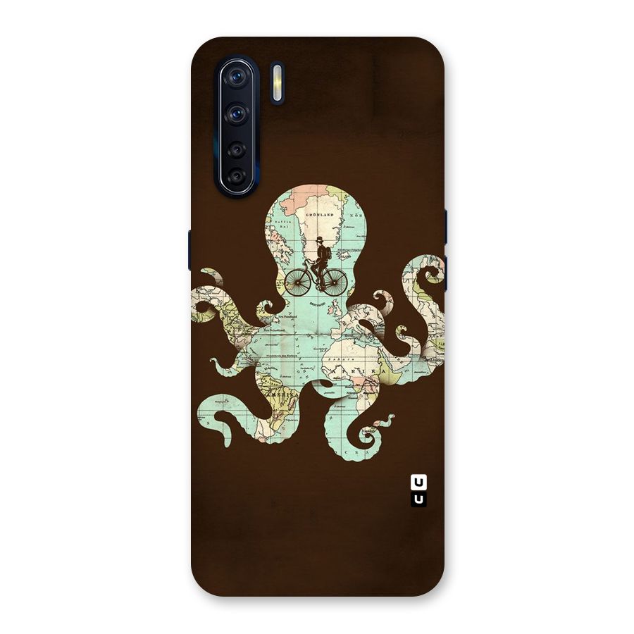 Travel Octopus Back Case for Oppo F15