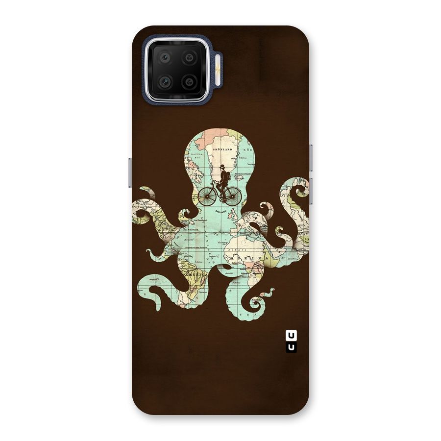 Travel Octopus Back Case for Oppo F17