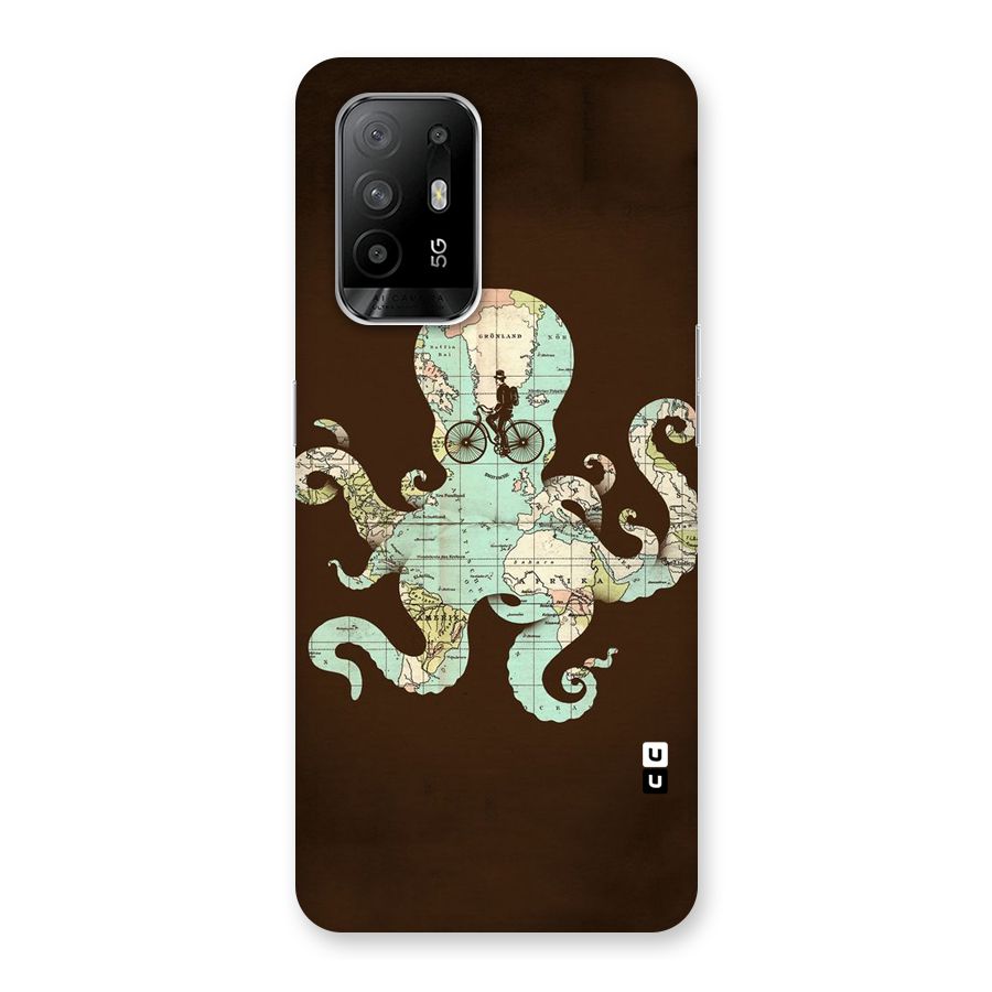 Travel Octopus Back Case for Oppo F19 Pro Plus 5G