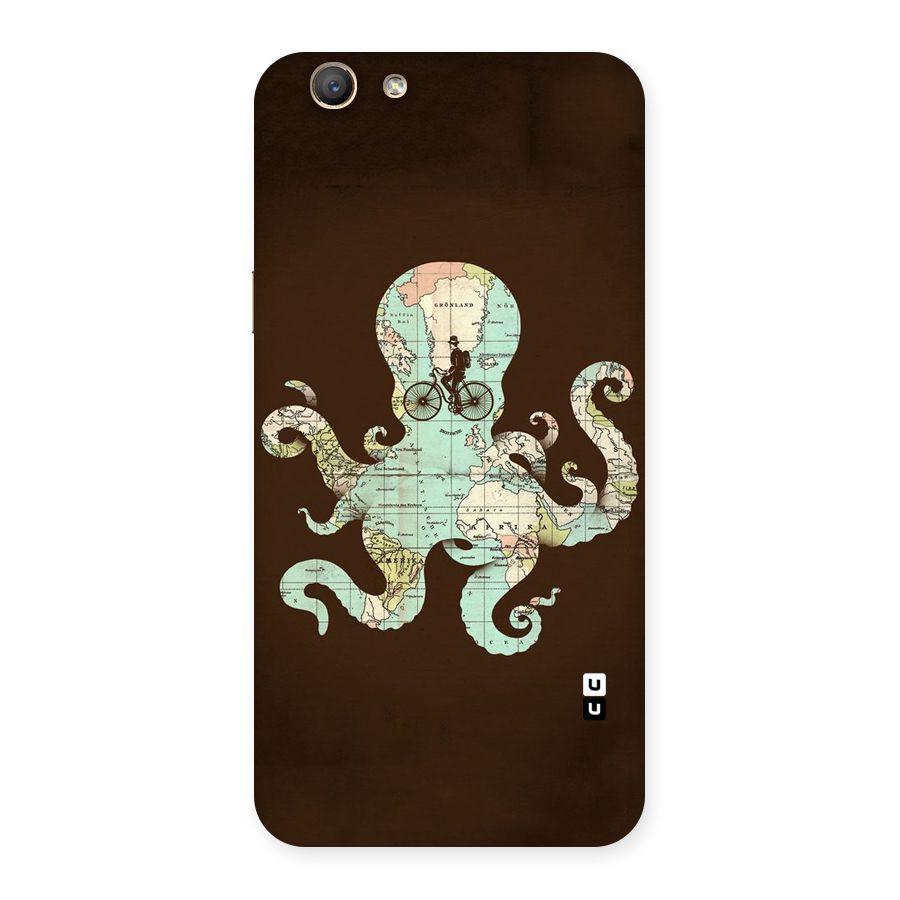 Travel Octopus Back Case for Oppo F1s