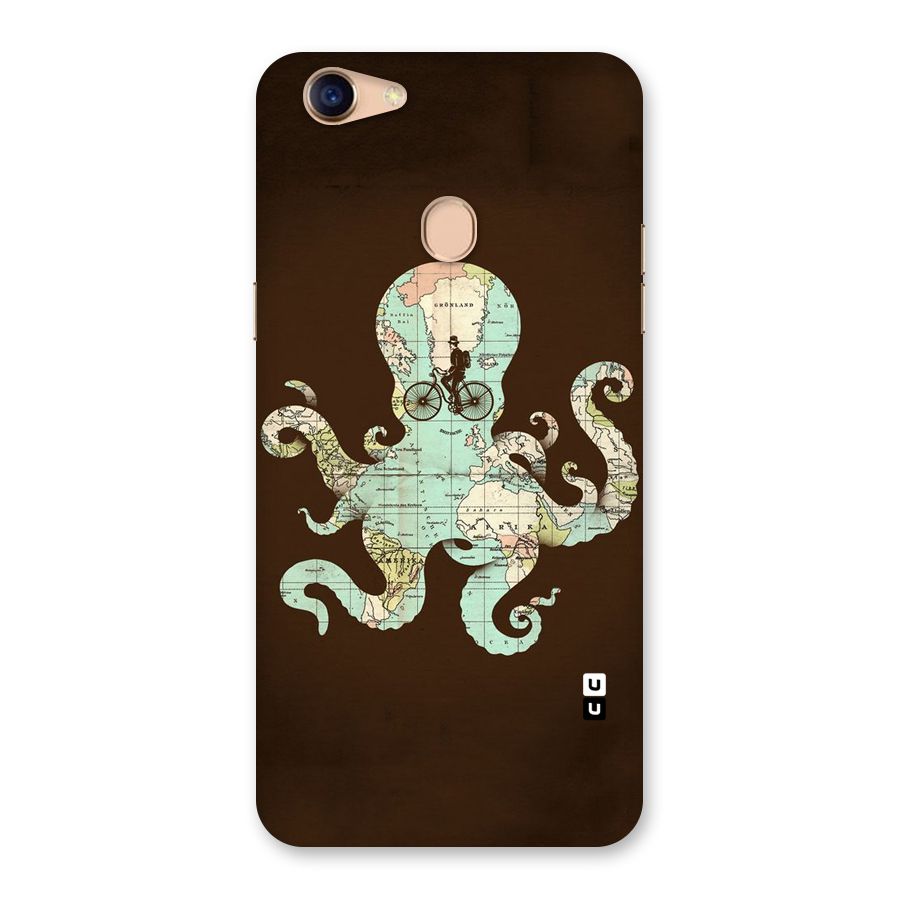 Travel Octopus Back Case for Oppo F5