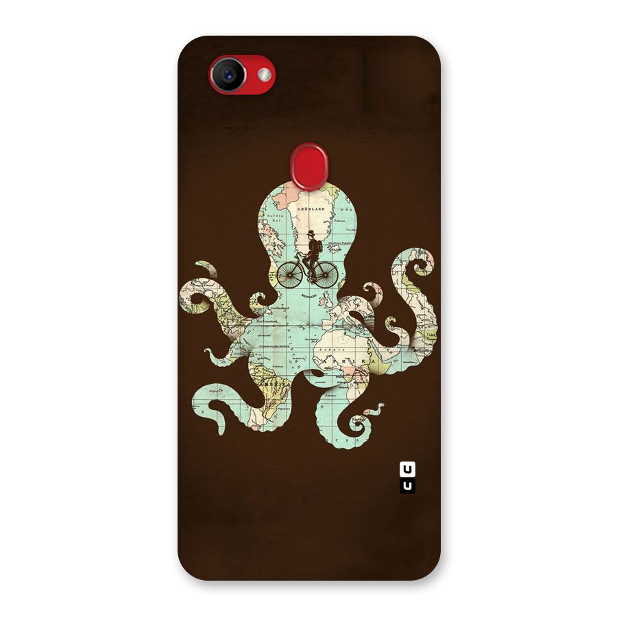 Travel Octopus Back Case for Oppo F7