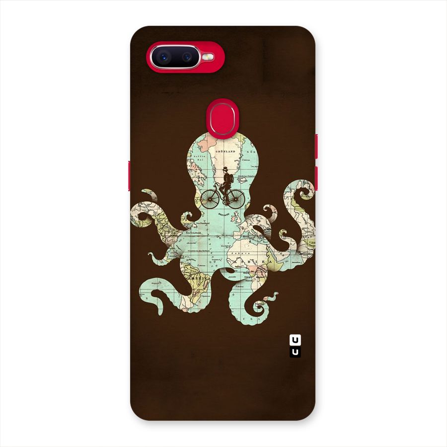 Travel Octopus Back Case for Oppo F9 Pro