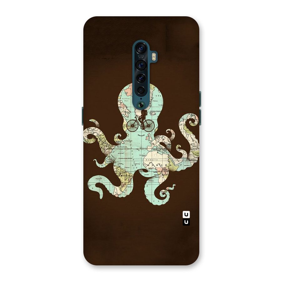 Travel Octopus Back Case for Oppo Reno2