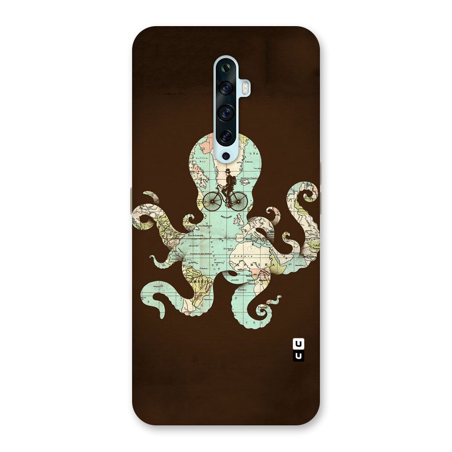 Travel Octopus Back Case for Oppo Reno2 F