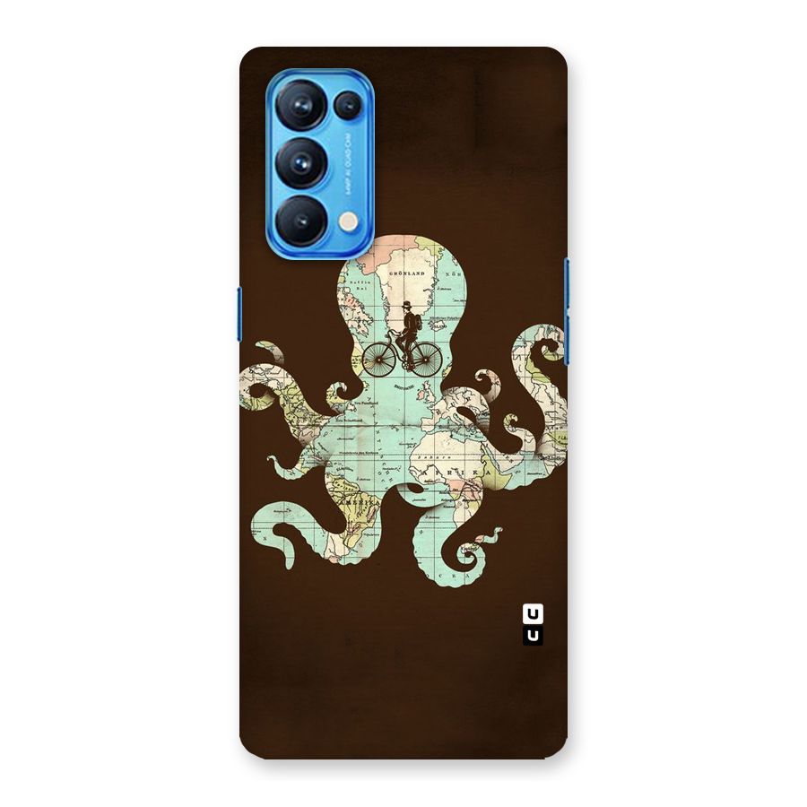 Travel Octopus Back Case for Oppo Reno5 Pro 5G