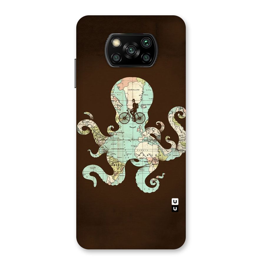 Travel Octopus Back Case for Poco X3