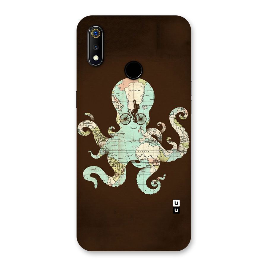 Travel Octopus Back Case for Realme 3