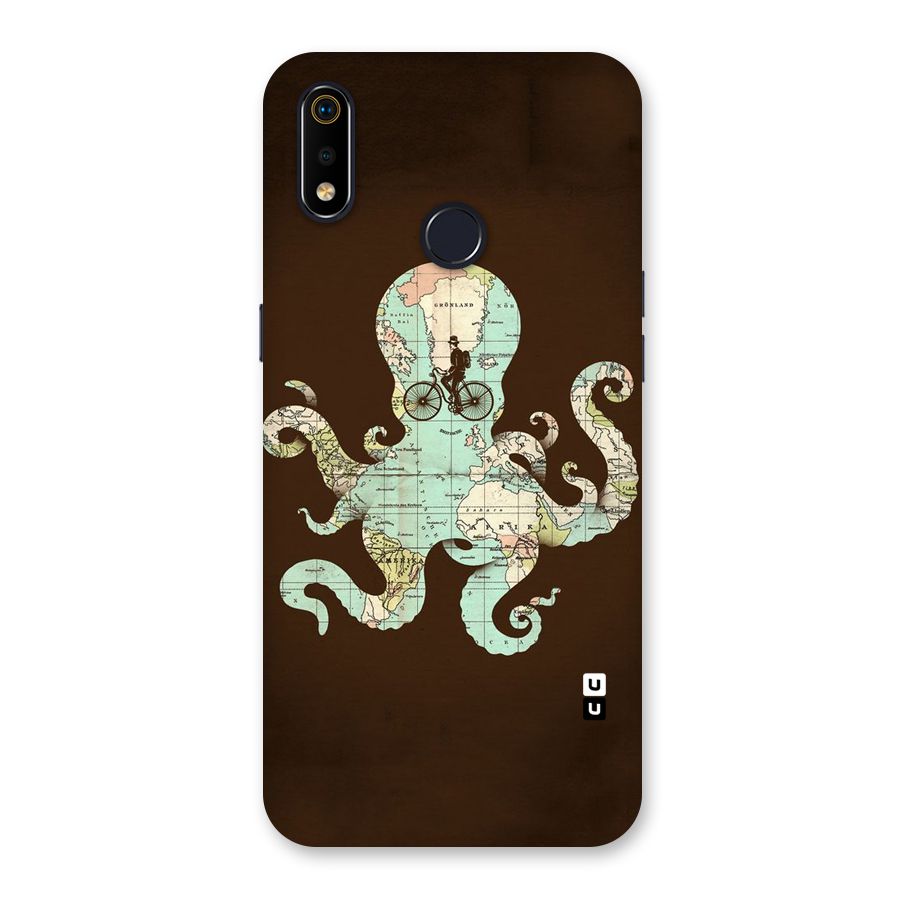 Travel Octopus Back Case for Realme 3i