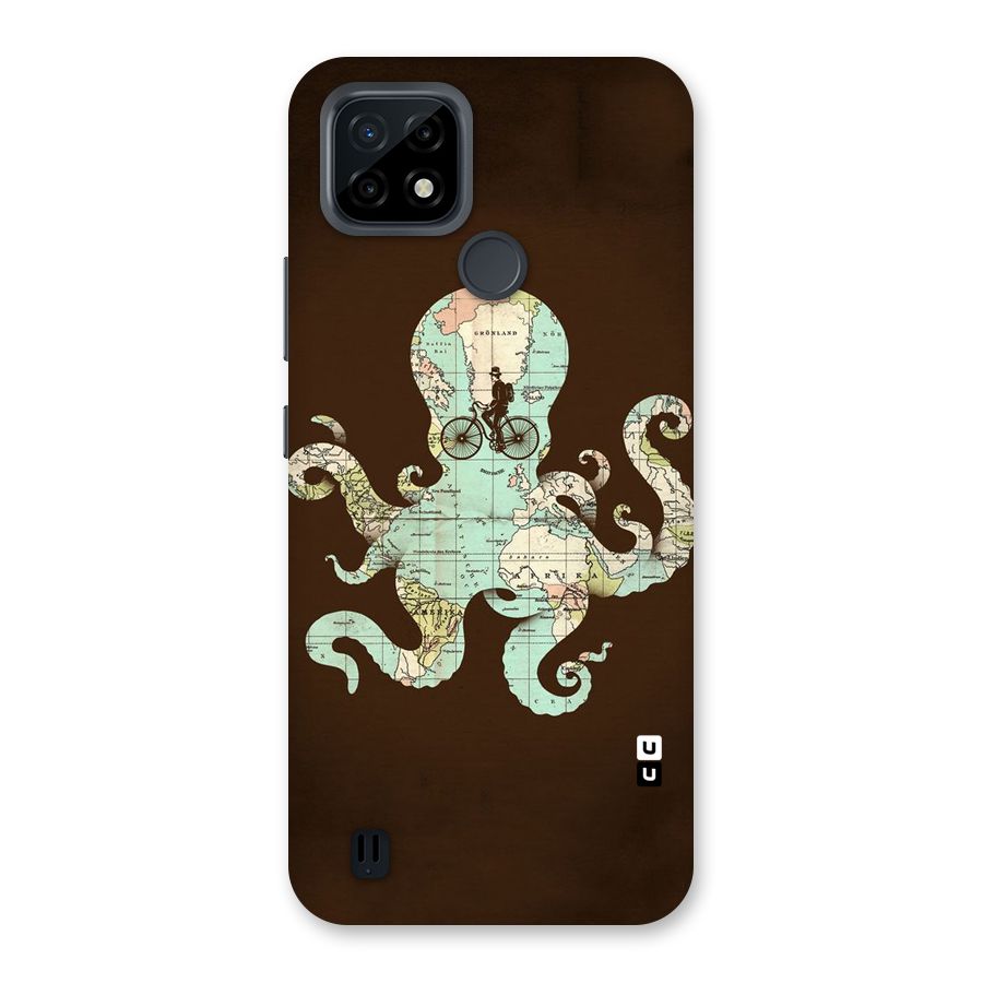 Travel Octopus Back Case for Realme C21