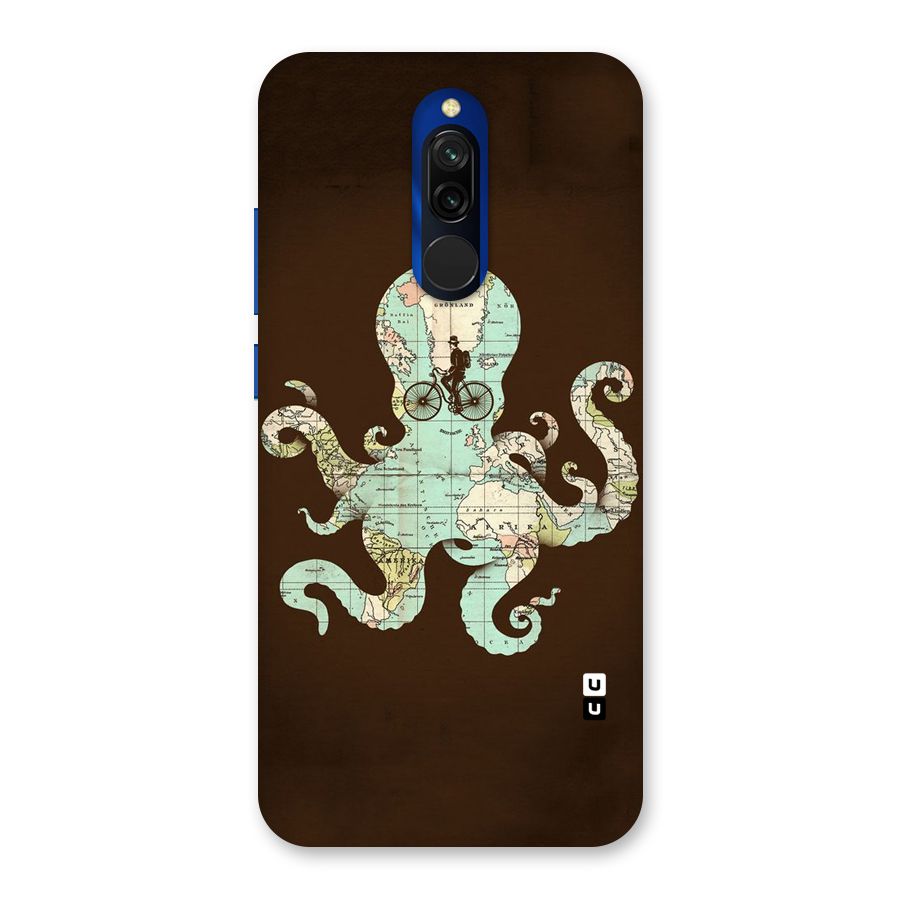 Travel Octopus Back Case for Redmi 8