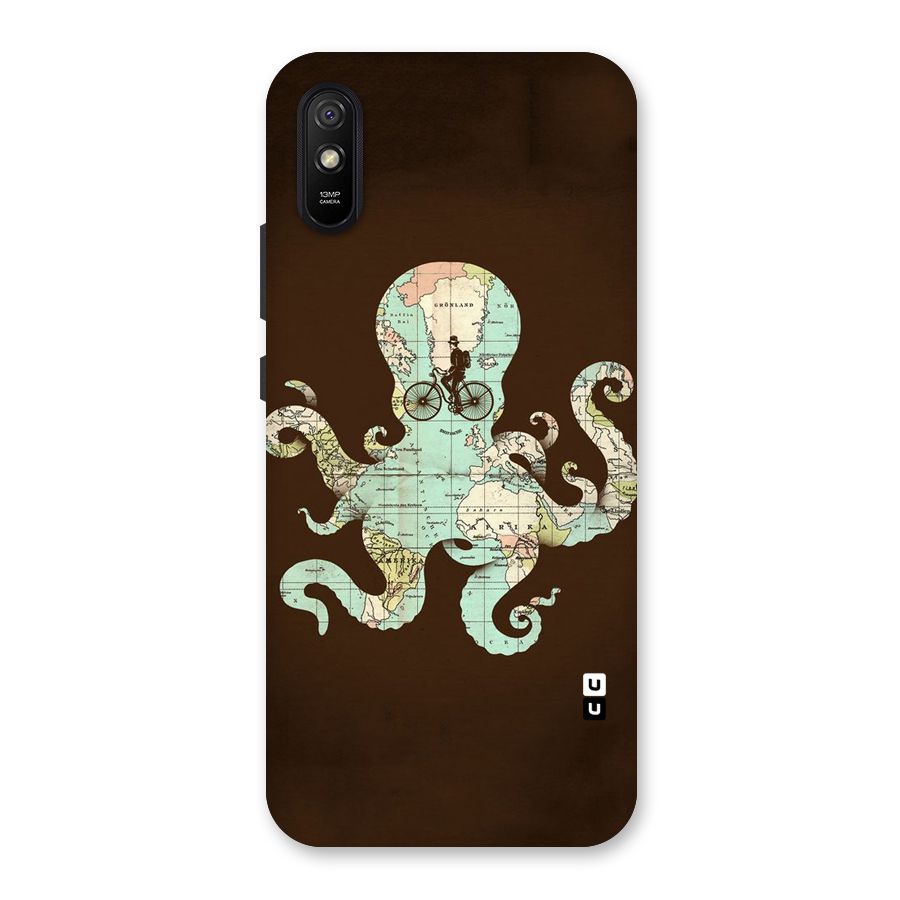 Travel Octopus Back Case for Redmi 9i