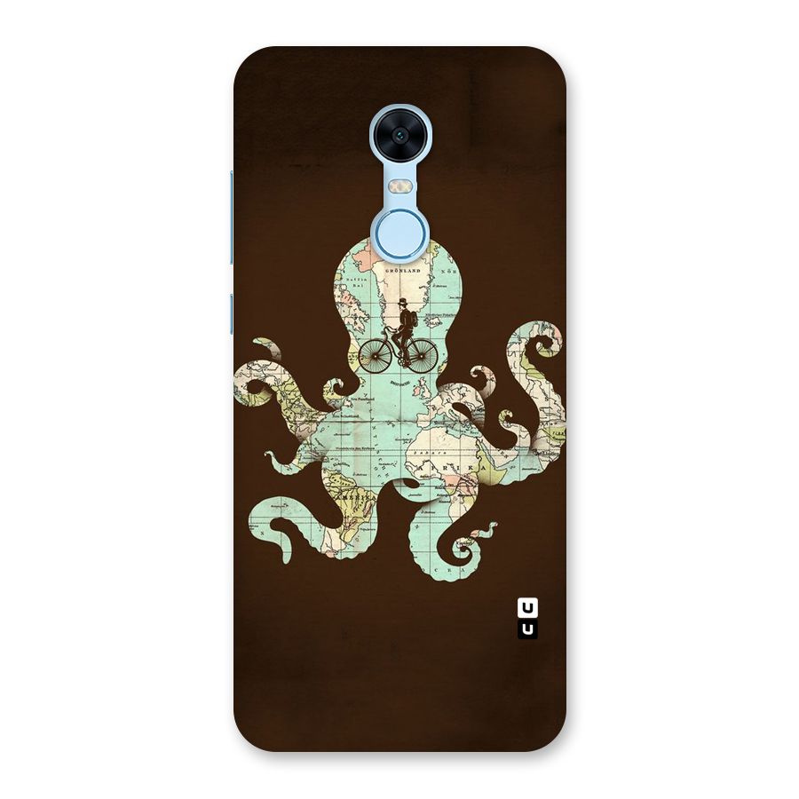 Travel Octopus Back Case for Redmi Note 5
