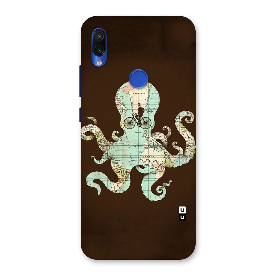 Travel Octopus Back Case for Redmi Note 7S