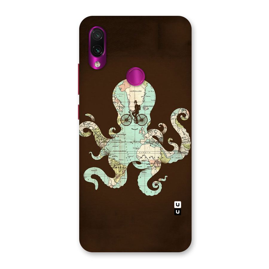 Travel Octopus Back Case for Redmi Note 7 Pro