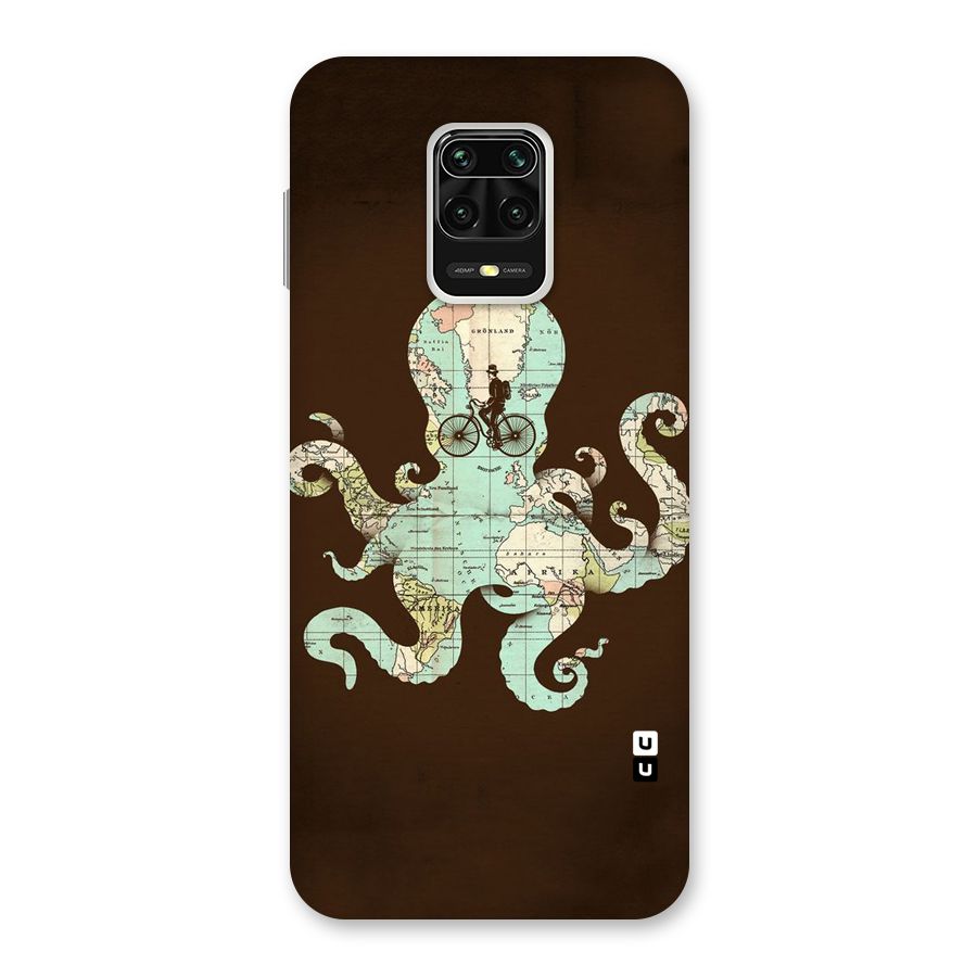 Travel Octopus Back Case for Redmi Note 9 Pro