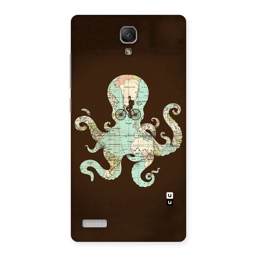 Travel Octopus Back Case for Redmi Note Prime
