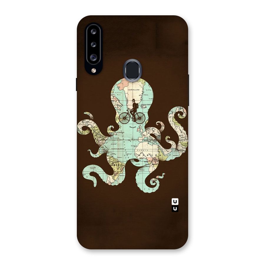 Travel Octopus Back Case for Samsung Galaxy A20s