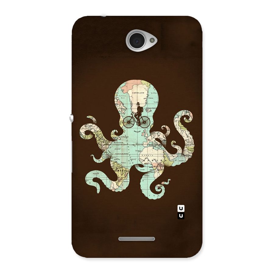 Travel Octopus Back Case for Sony Xperia E4