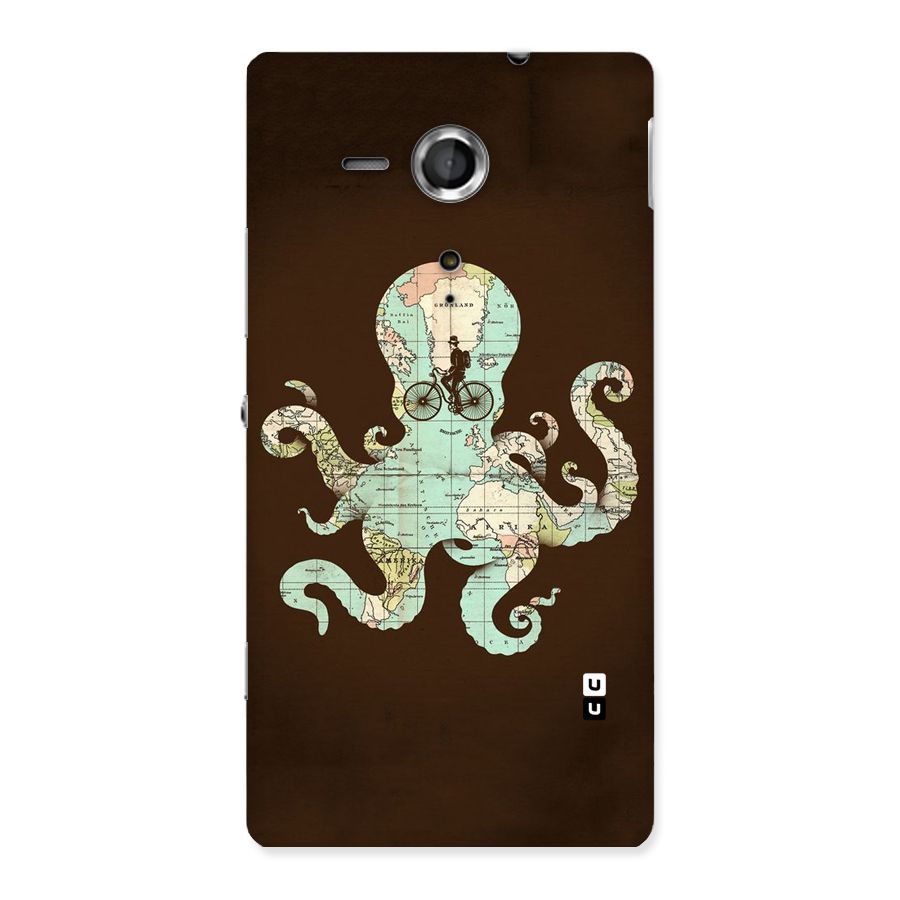 Travel Octopus Back Case for Sony Xperia SP