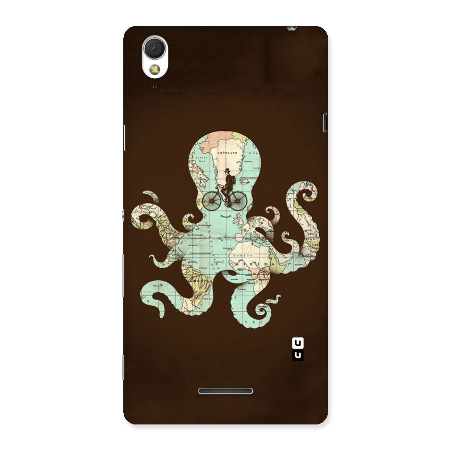 Travel Octopus Back Case for Sony Xperia T3