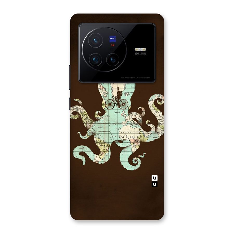Travel Octopus Back Case for Vivo X80