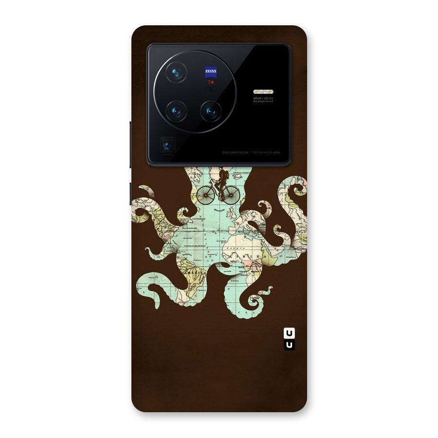 Travel Octopus Back Case for Vivo X80 Pro